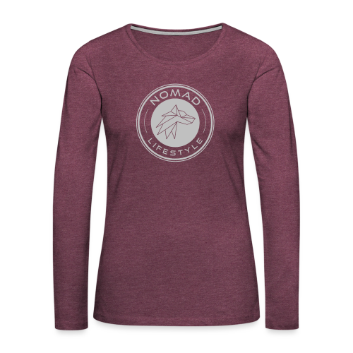 Premium Long Sleeve T-Shirt - heather burgundy